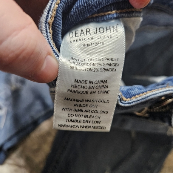 Dear John distressed straight leg jeans! - Picture 4 of 8